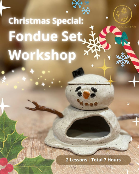 ✨Christmas workshop ✨🎄🎅# 聖誕限定【陶瓷火鍋爐工作坊】