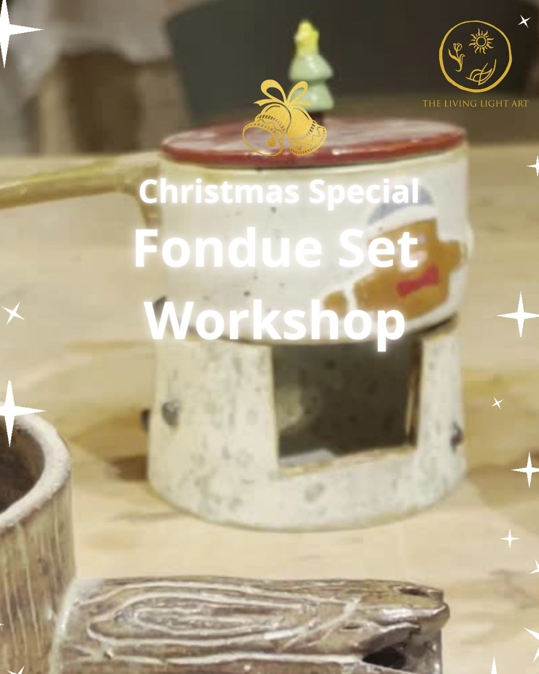 ✨Christmas workshop ✨🎄🎅# 聖誕限定【陶瓷火鍋爐工作坊】