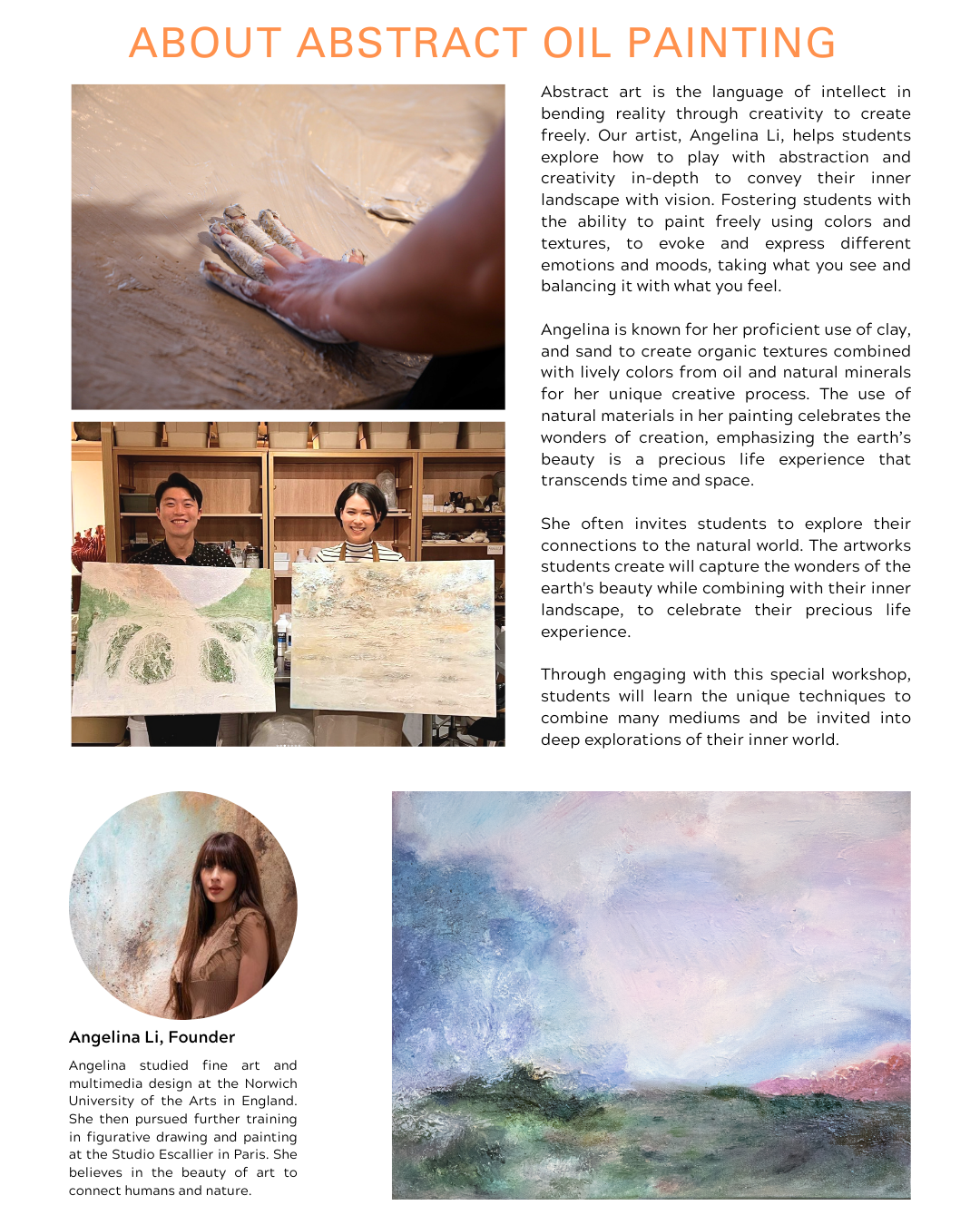 Abstract Painting Workshop with Angelina Li