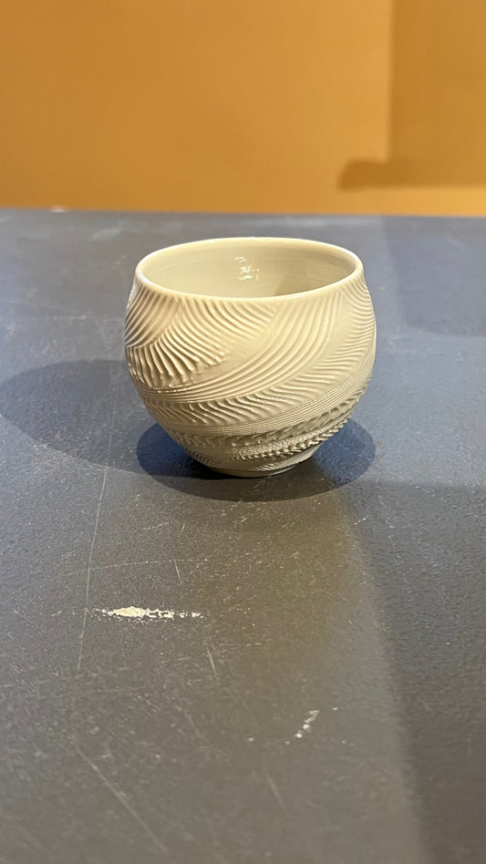 35. Porcelain Spiral Cup III