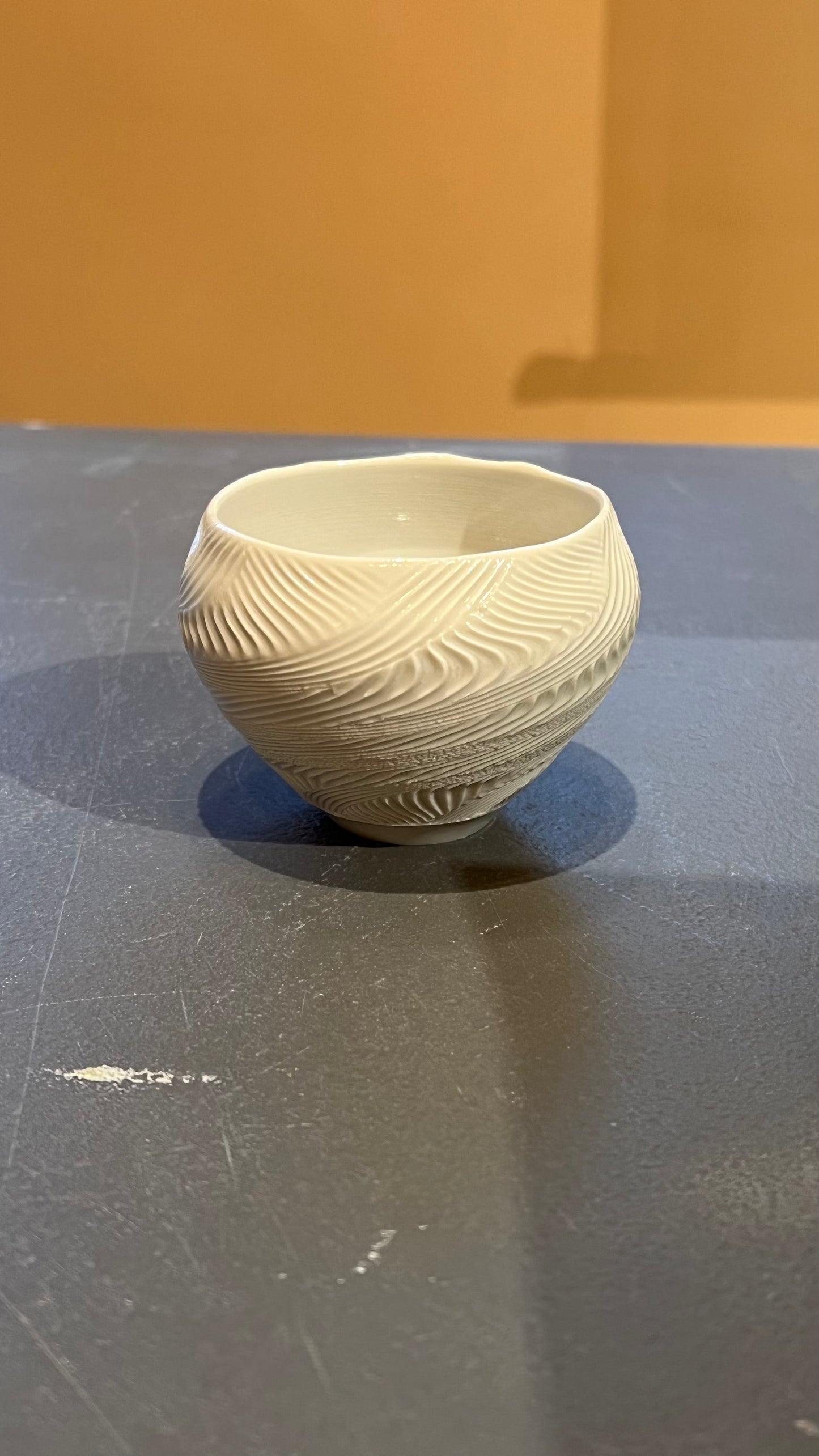 36. Porcelain Spiral Cup IV