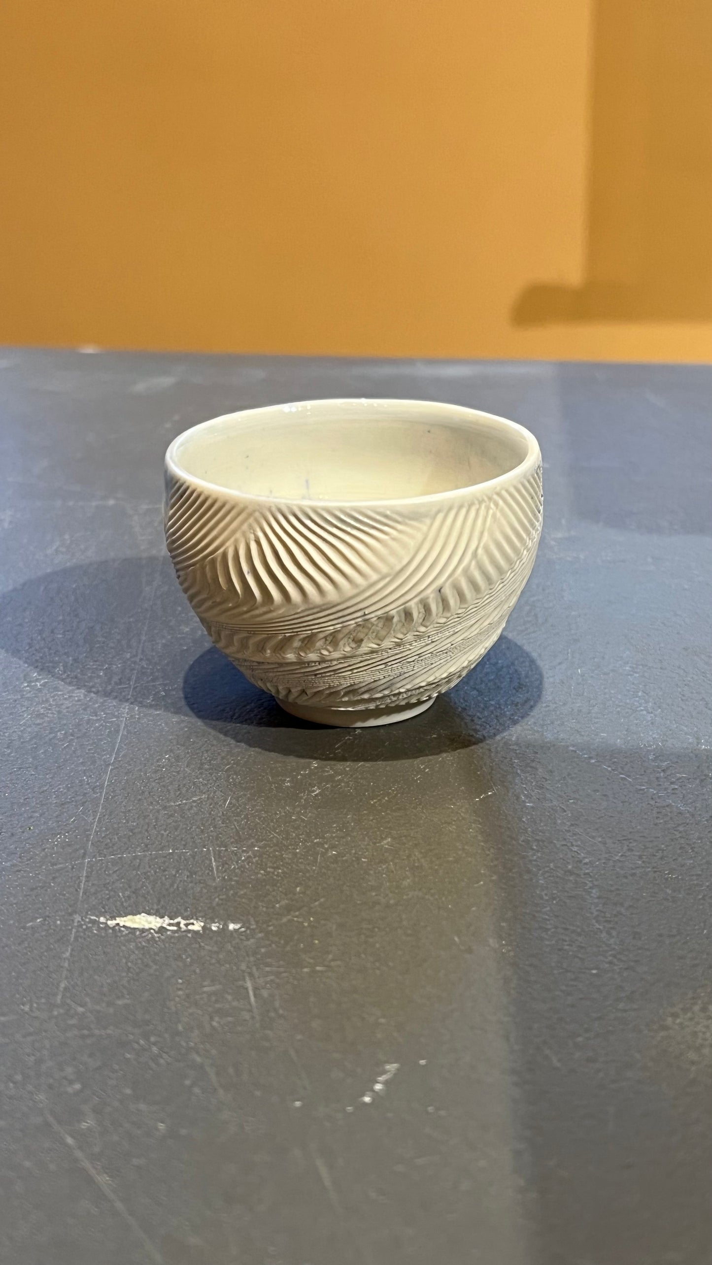 37. Porcelain Spiral Cup V